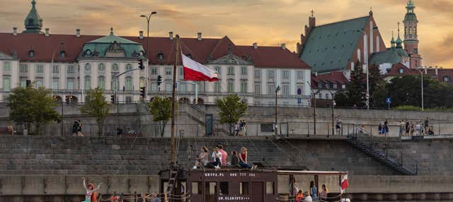 Balade en bateau traditionnel sur la Vistule